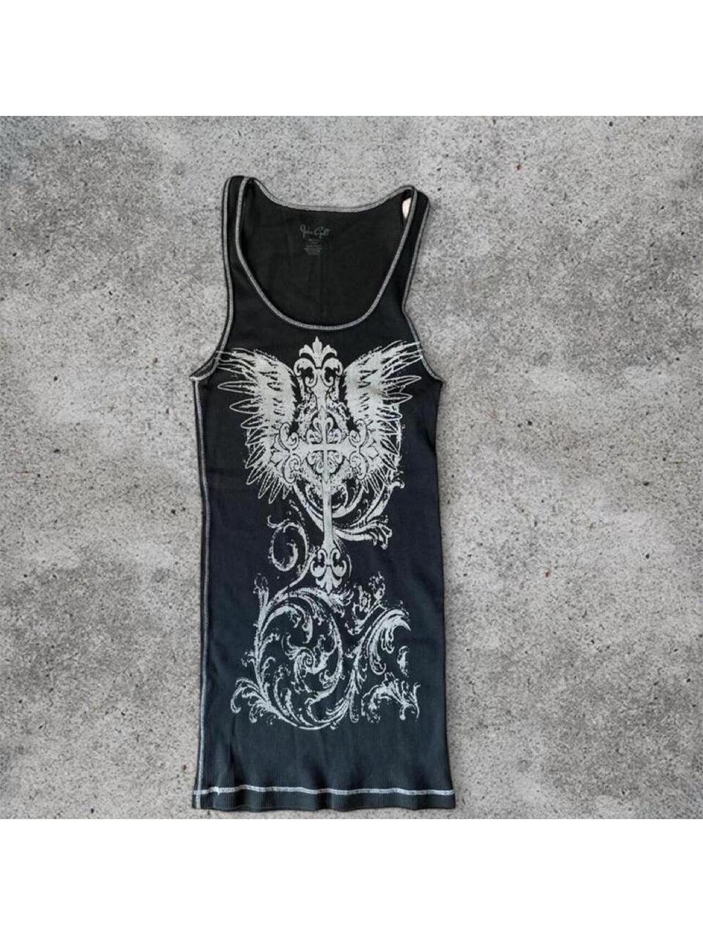 Brandy Melville black graphic tank
